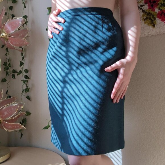 Navy wool skirt by Worthington - Picture 1 of 6